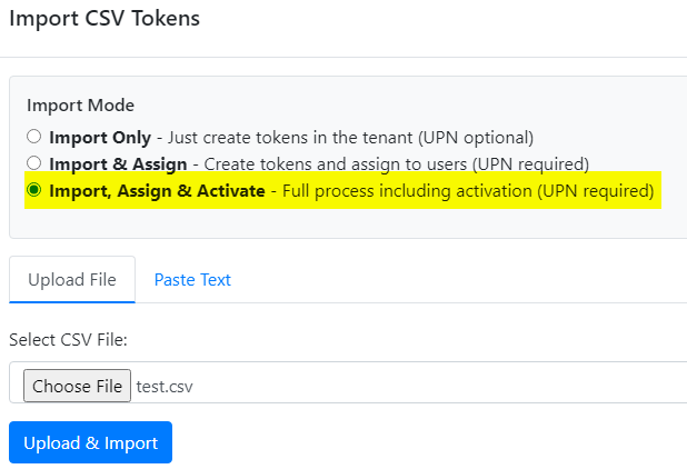 TOTP Token Inventory: Automate Token2 Classic OATH Token Activation in Microsoft Entra ID