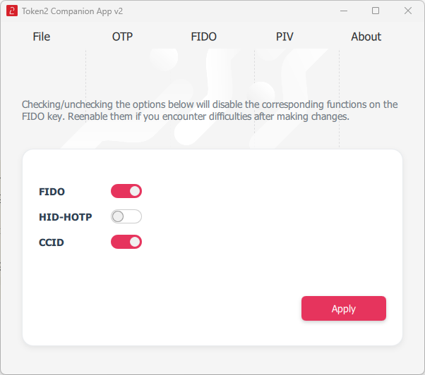 Device Settings - Channels